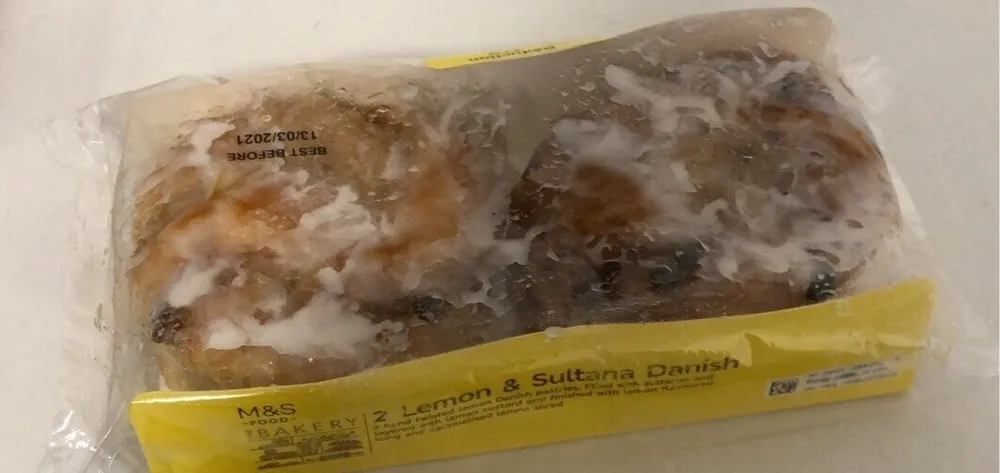 2 Lemon & Sultana Danish
