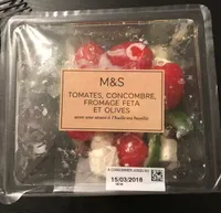 Tomates, Concombre, Fromage Feta Et Olives
