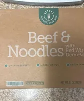 Beef & Noodles with Red Wine Demi-Glace