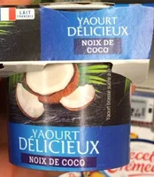 Yaourt delicieux noix de coco