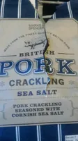 Pork crackling sea salt