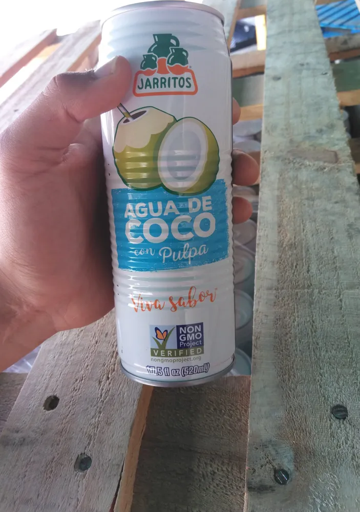 Coconut water with pulp