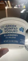 Greek Nonfat Yogurt Blueberry 0% Milkfat