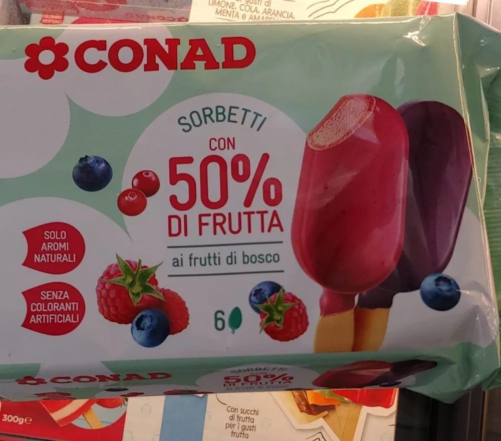 Sorbetti frutti di bosco