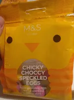 Chicky choccy speckled eggs
