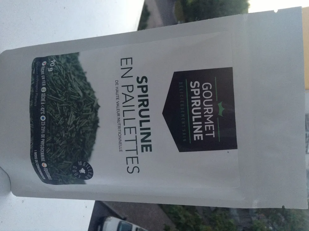 Spiruline en paillettes de haute qualité nutritionnelle