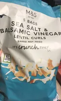 Sea salt & balsamic vinegar lentil curl