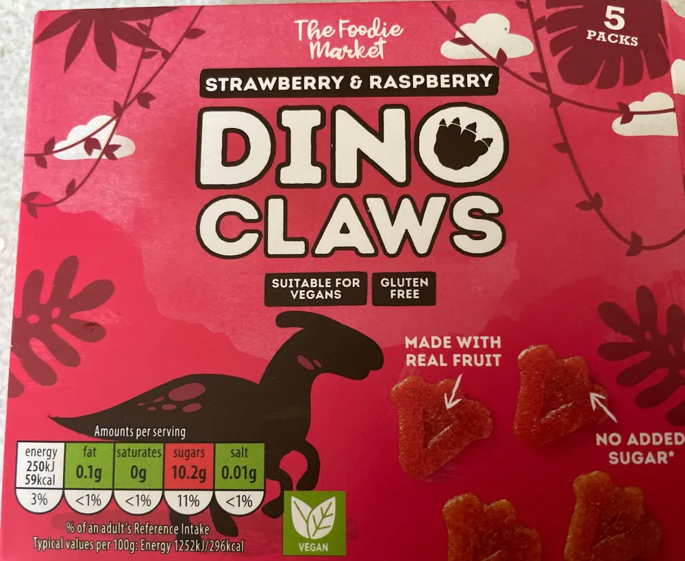 Strawberry & Raspberry Dino Claws
