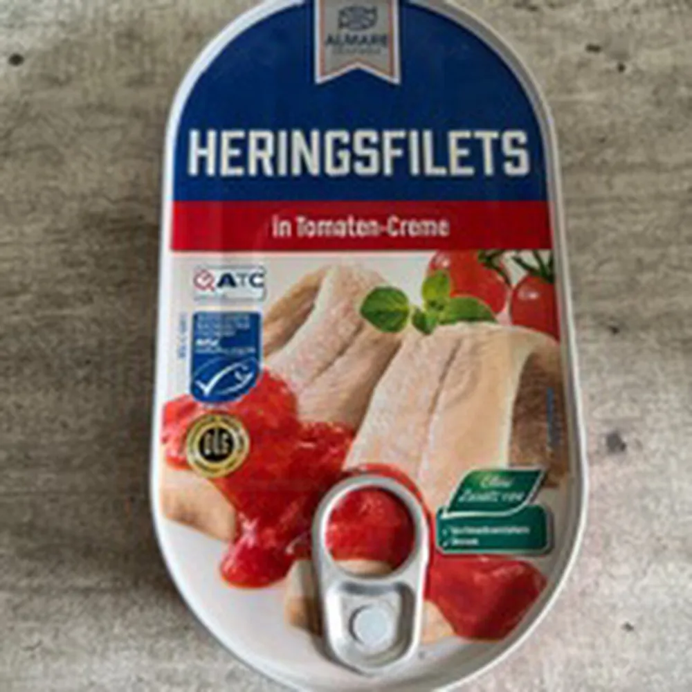 Heringsfilets in Tomatencreme