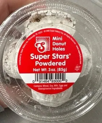 Super stars powdered mini donut holes