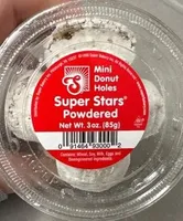 Super stars powdered mini donut holes