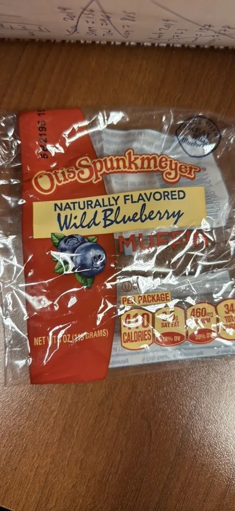 Naturally Flavored Wild Blueberry Muffin