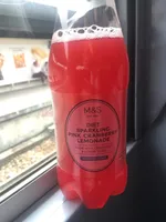 Diet sparkling pink cranberry limonade