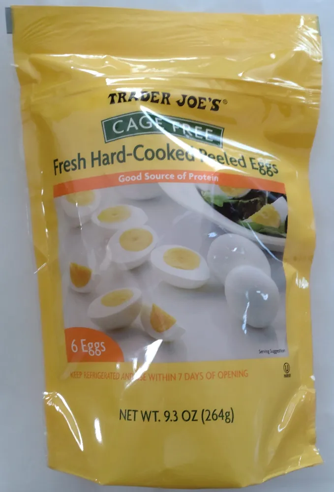 Fresh Hard-Cooked Peeled Eggs