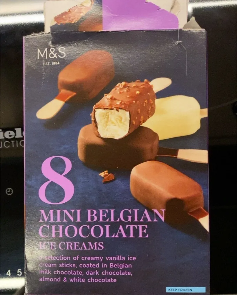 Mini Belgian Chocolate Ice creams