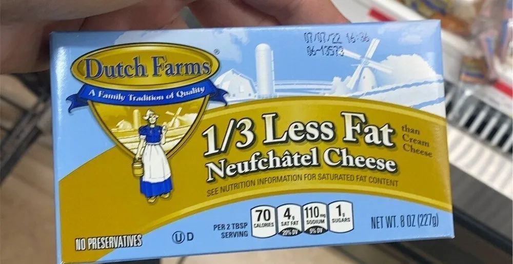 1/3 less fat neuffhatel cheese