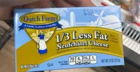 1/3 less fat neuffhatel cheese