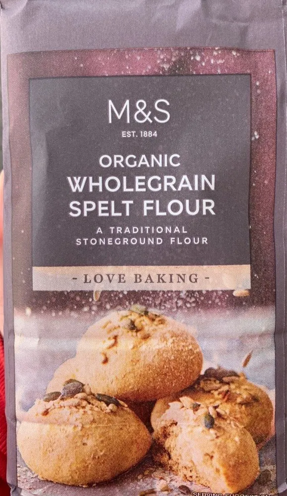 Organic wholegrain spelt flour