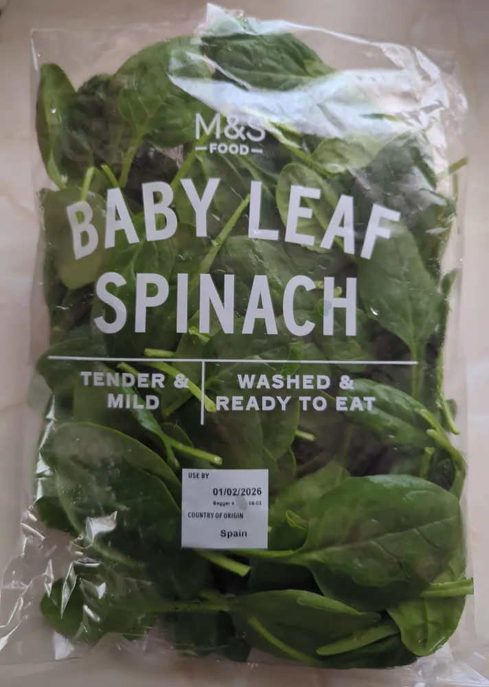 Baby Leaf Spinach