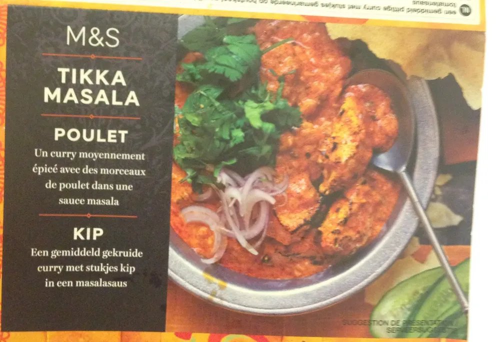 Tikka Masala Poulet Kip