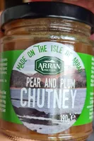 Pear and plum chutney