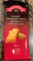 Scottish shortbread fingers