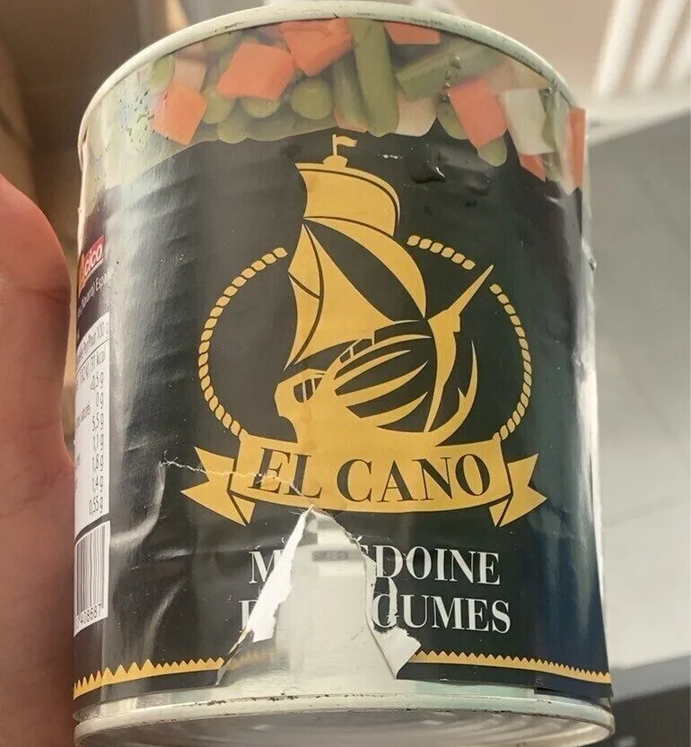 El cano macedonia de verduras