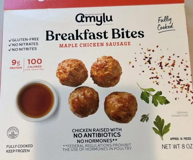 Breakfast Bites Maple Chicken Sausage