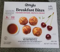 Breakfast bites. Chicken sausage maple and cherry