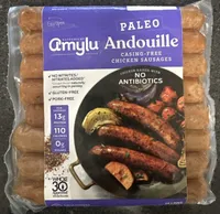 Andouille Casing-Free Chicken Sausages