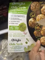 Chile Verde Chicken Meatballs