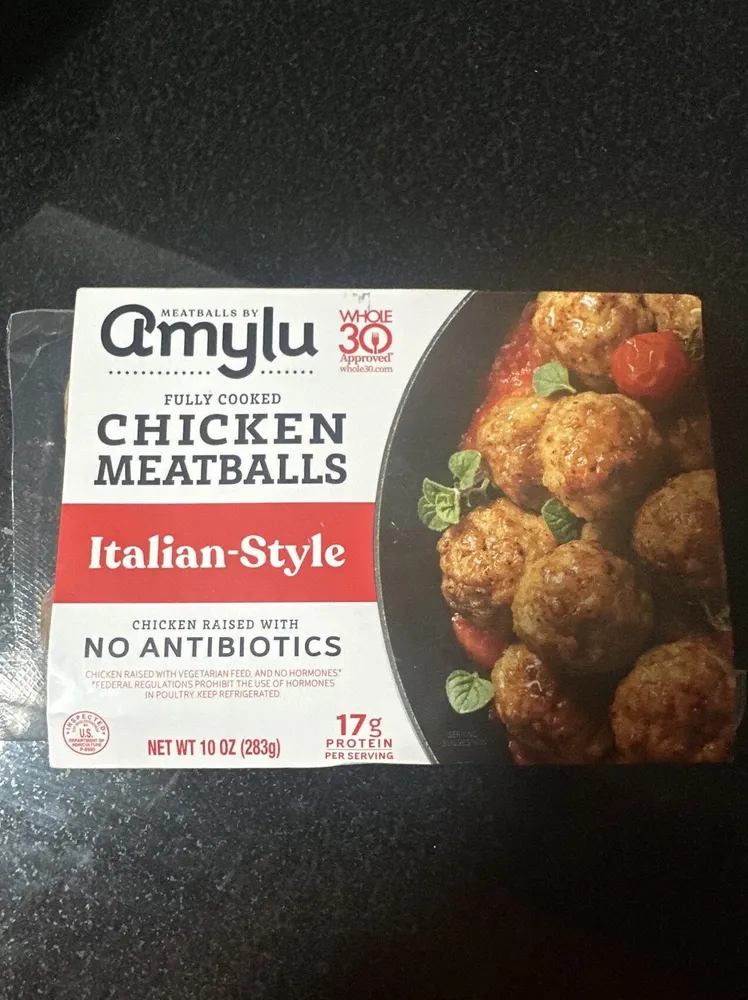 CHICKEN MEATBALLS Italian-Style
