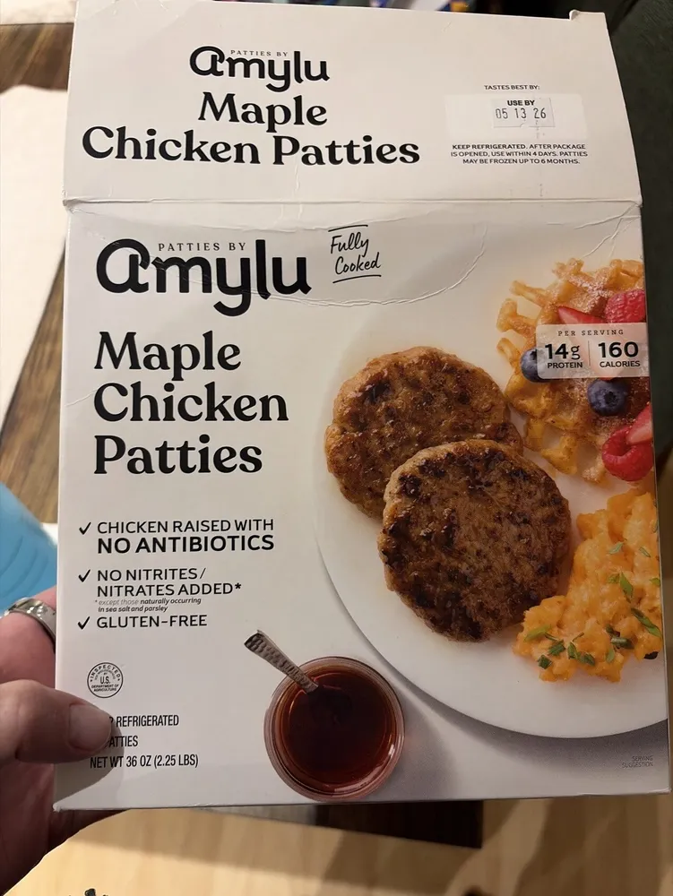Maple Chicken Patties