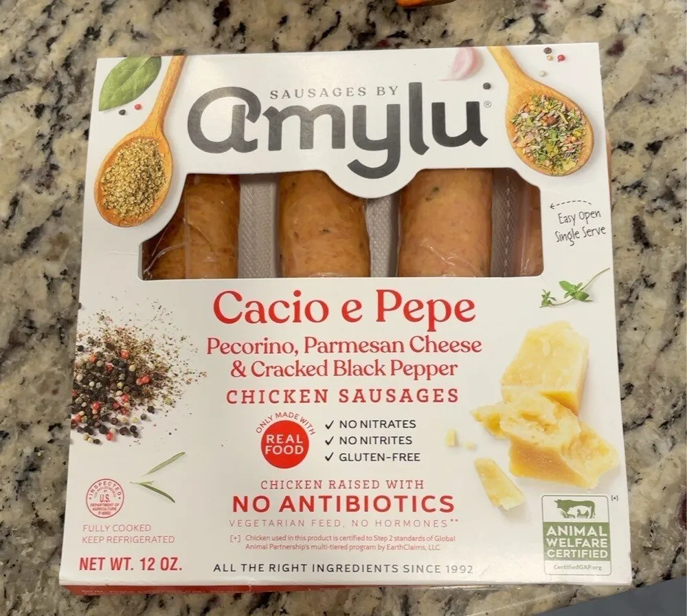 Cacio e Pepe Chicken Sausages
