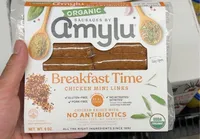 Organic Breakfast Time Chicken Sausage Mini Links