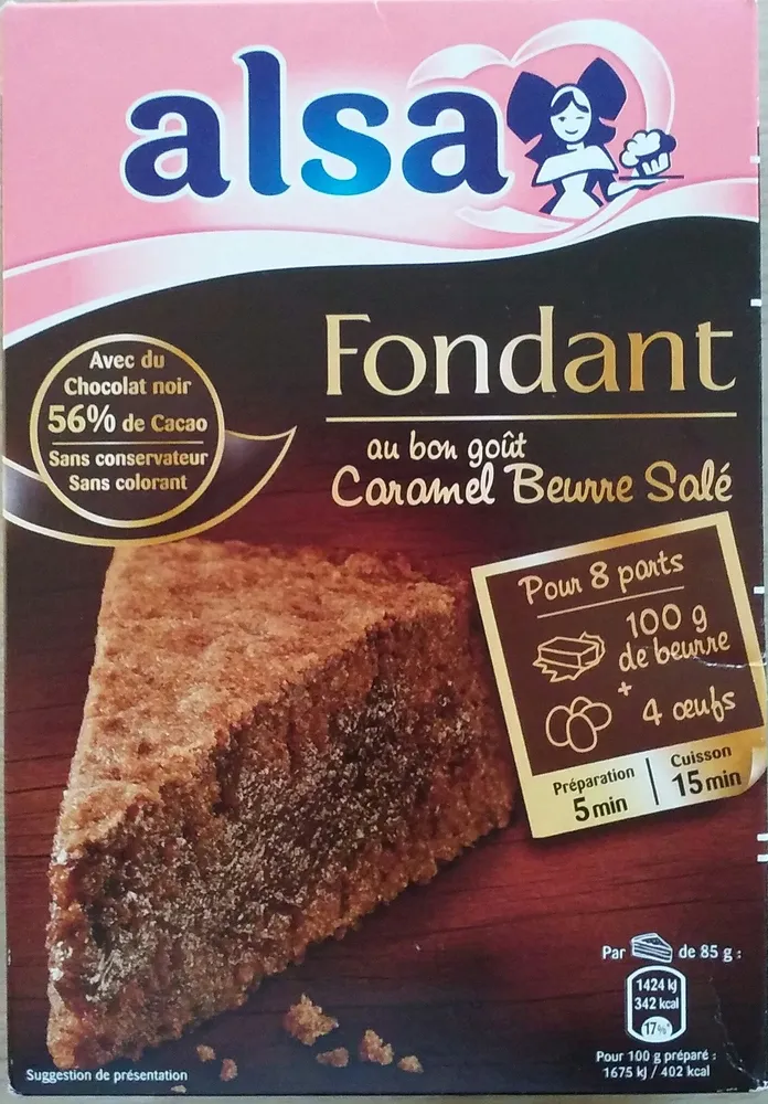 Fondant au bon goût de caramel au beurre salé