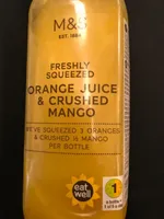 Freezed Orange Juice with Mango and Apple
