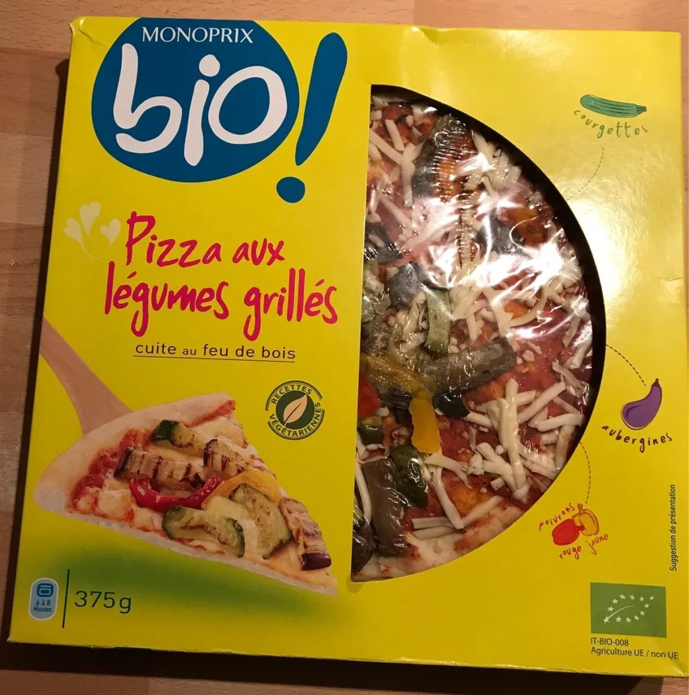 Pizza aux légumes grillés