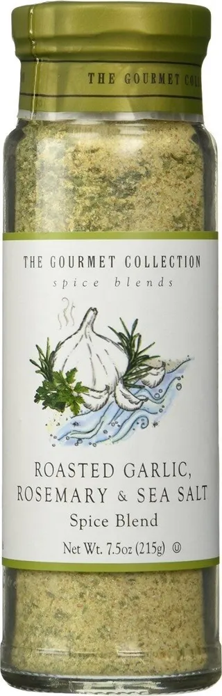 The spice blends roasted garlic
