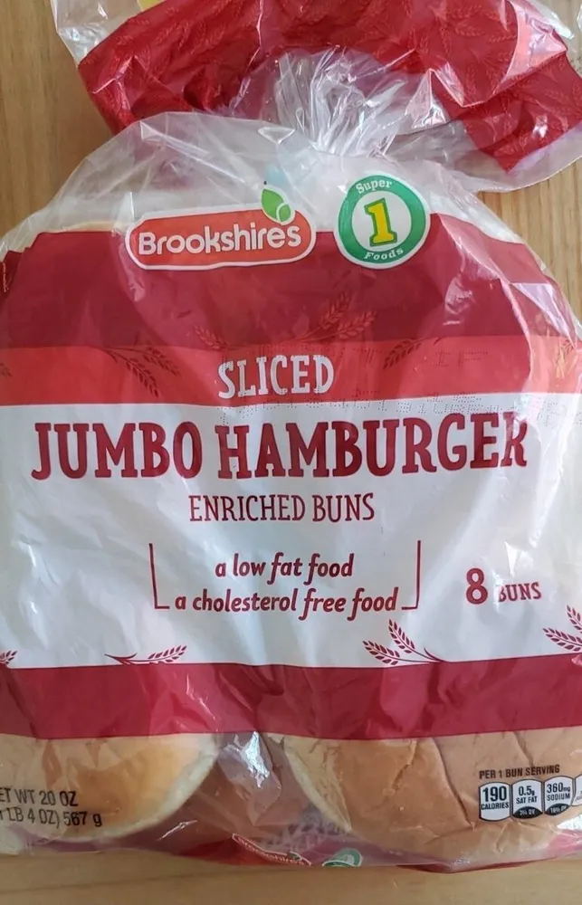 Jumbo Hamburger Buns
