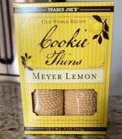 Meyer Lemon Cookie Thins