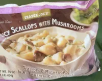 Saucy scallops with Mushrooms