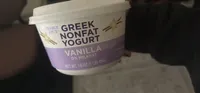Greek Nonfat Yogurt Vanilla flavor