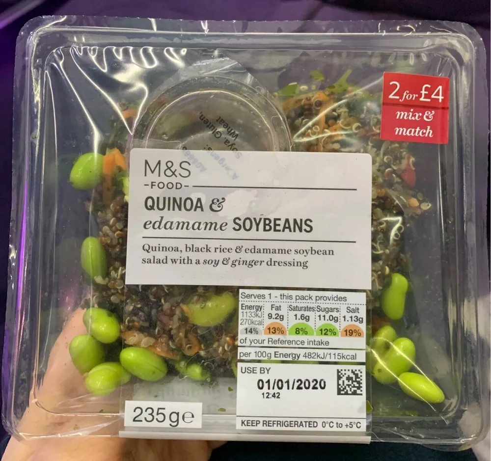 Quinoa & Edamame Soybeans