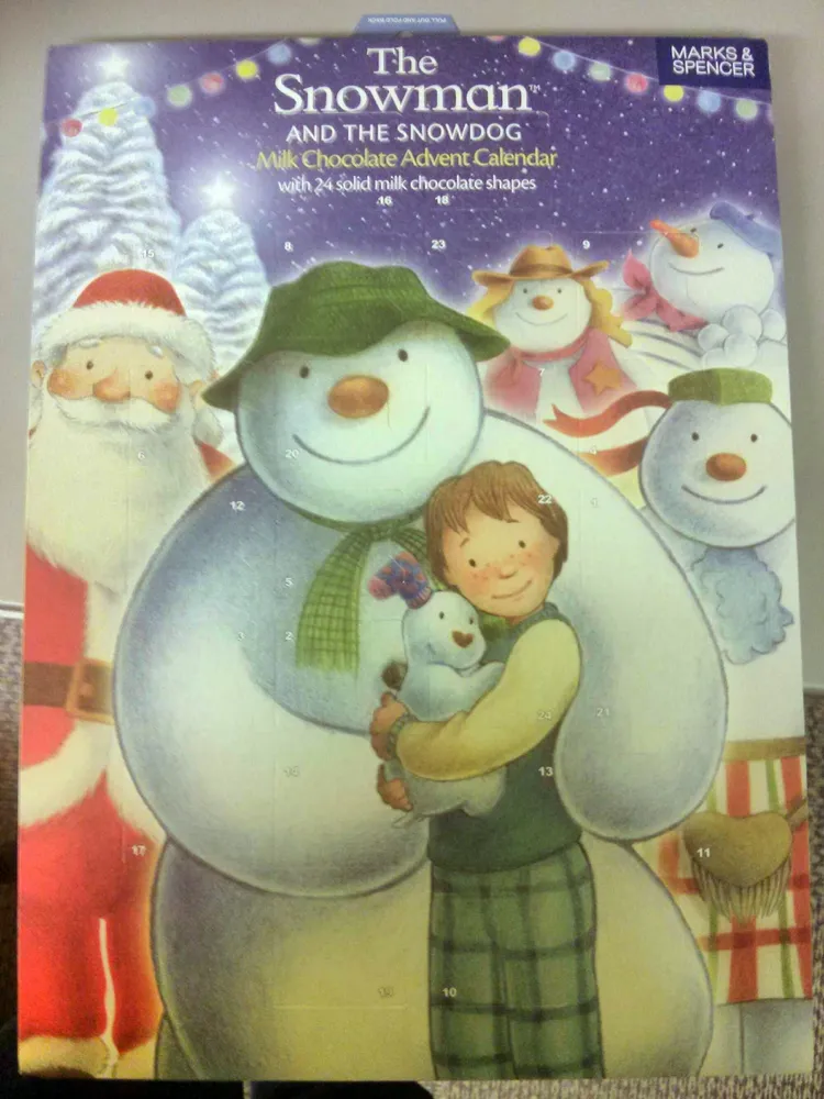 The Snowman & The Snowdog Milk Chocolate Advent Calendar