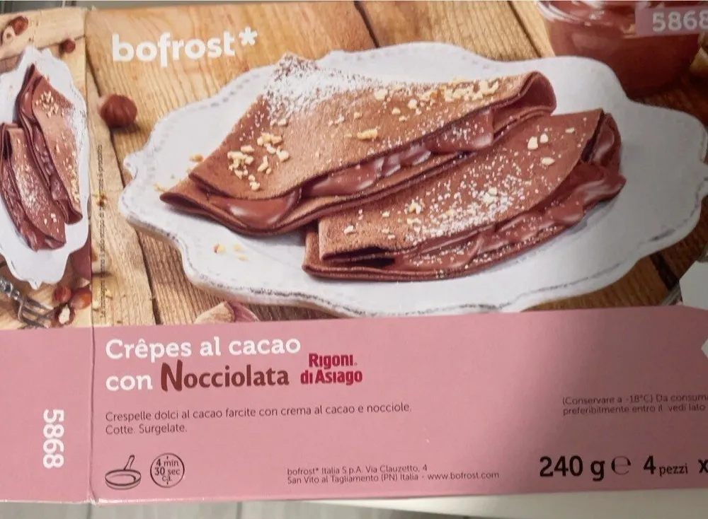 Crepes al cioccolato
