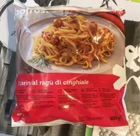Tajarin al ragù di cinghiale