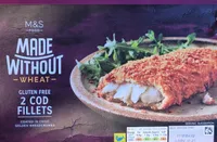 Gluten free 2 cod fillets
