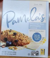 Blueberry Lemon Soft & Chewy Oat Bars