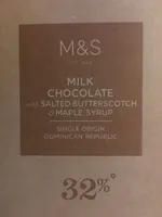 Milk Chocolate with Salted Butterscotch & Mapple Syrup